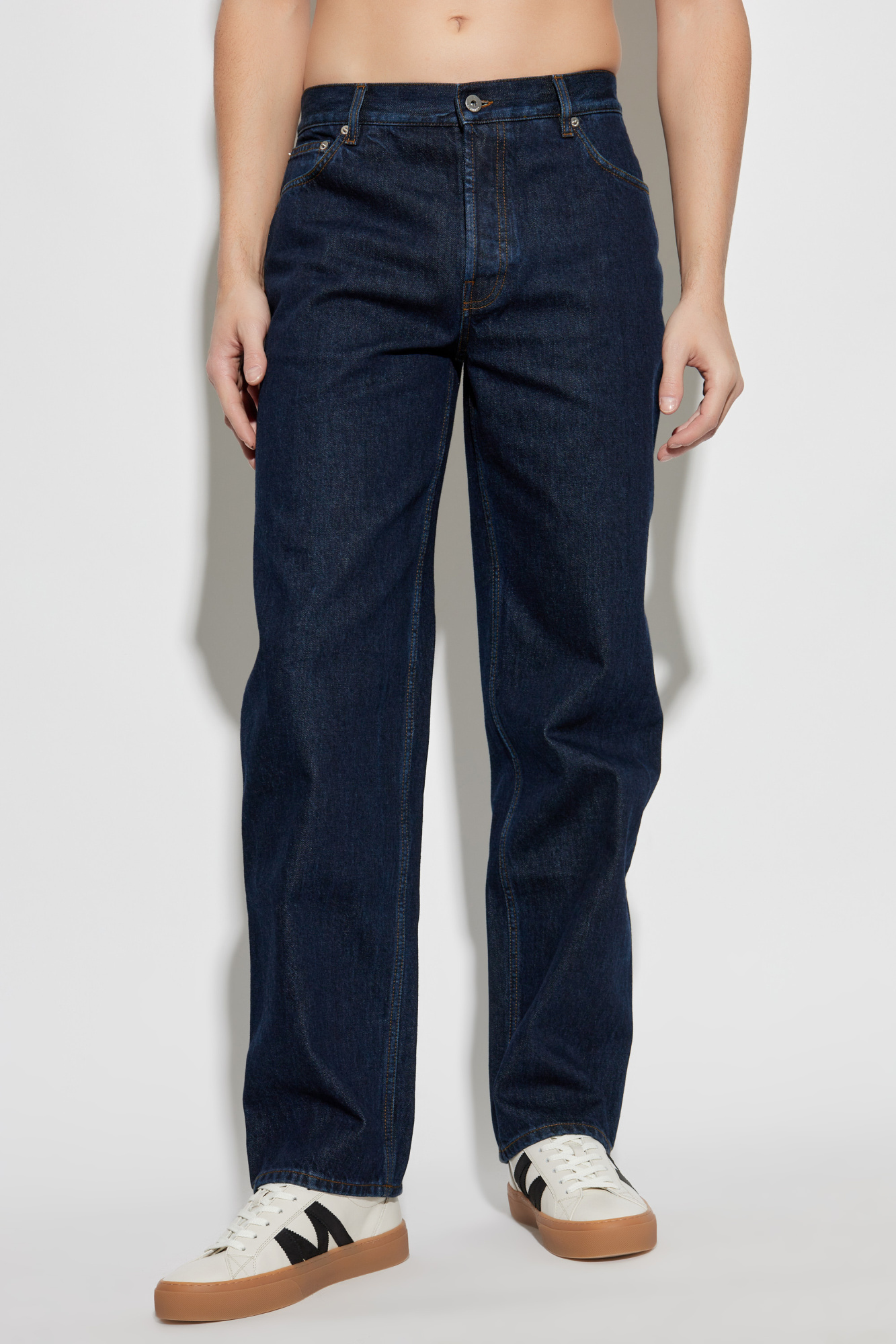 デニム・ジーパン Burberry Straight Leg Cotton Denim Jeans Burberry Vintage Blue Straight Leg Cotton Denim Jeans, Waist